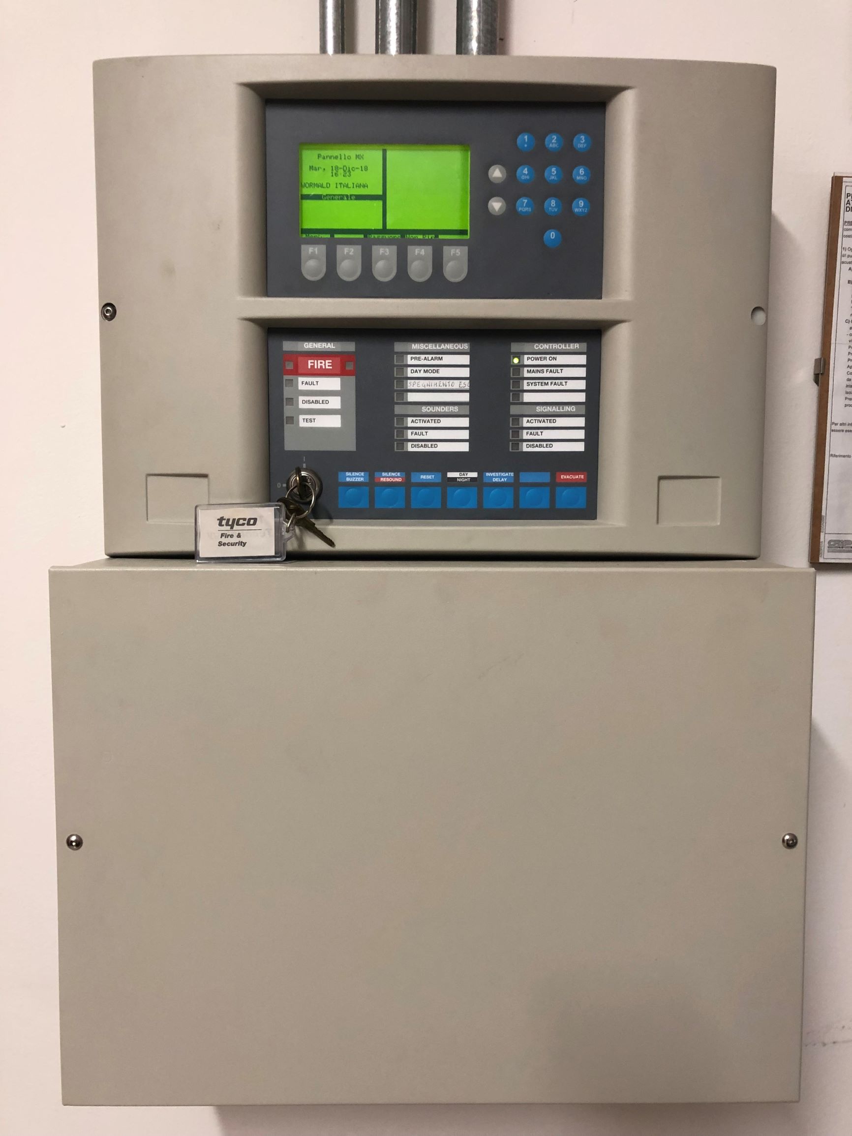 Immagine realizzazione Centrali di rilevazione e spegnimento Alefire Srl