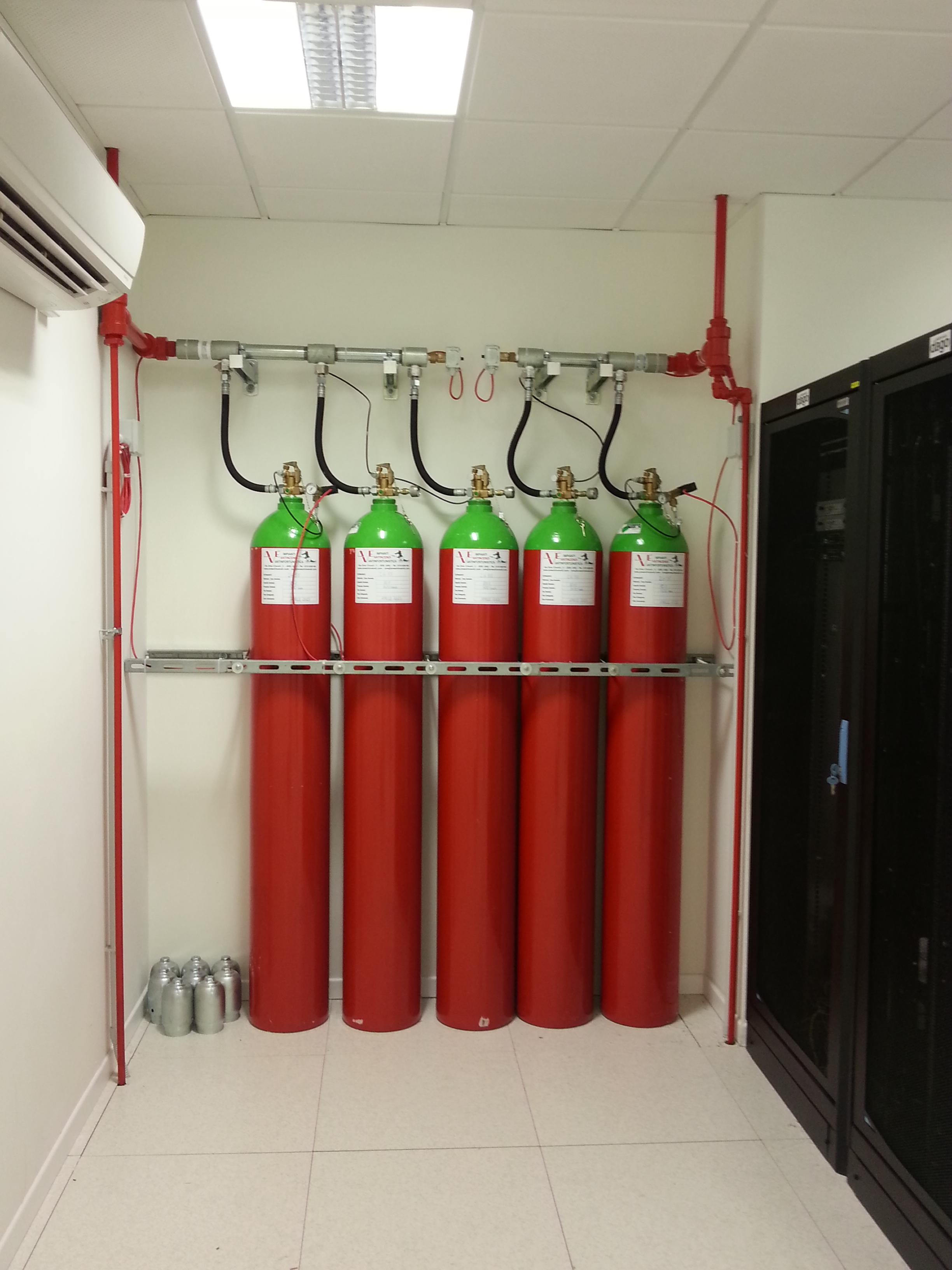 Immagine realizzazione Spegnimento a gas 1 Alefire Srl