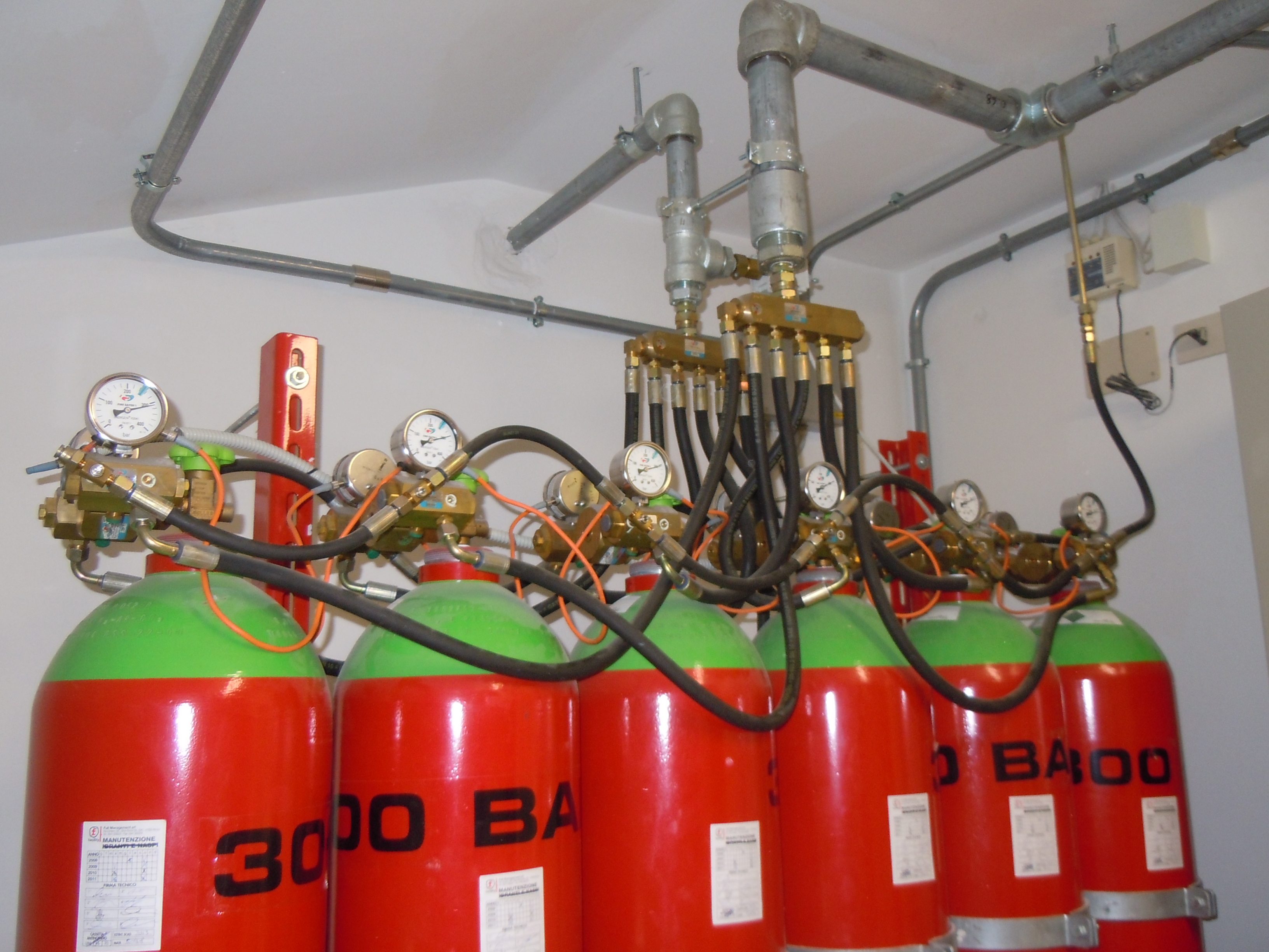 Immagine realizzazione Spegnimento a gas 1 Alefire Srl