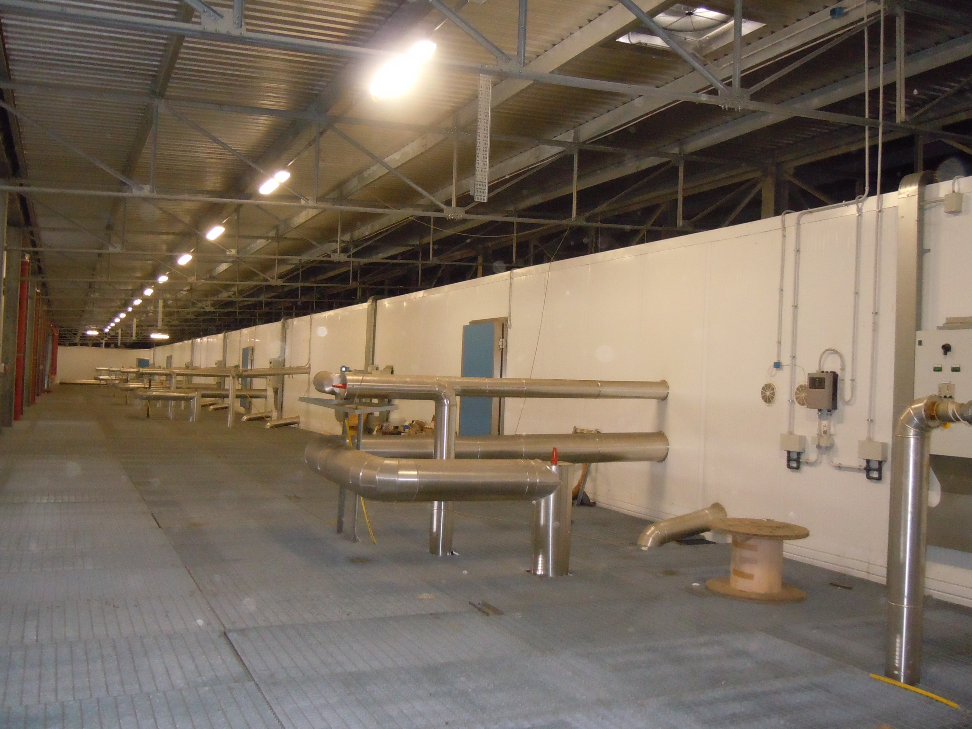 Immagine realizzazione Valvola a secco per impianto spegnimento automatico in celle frigorifere Alefire Srl