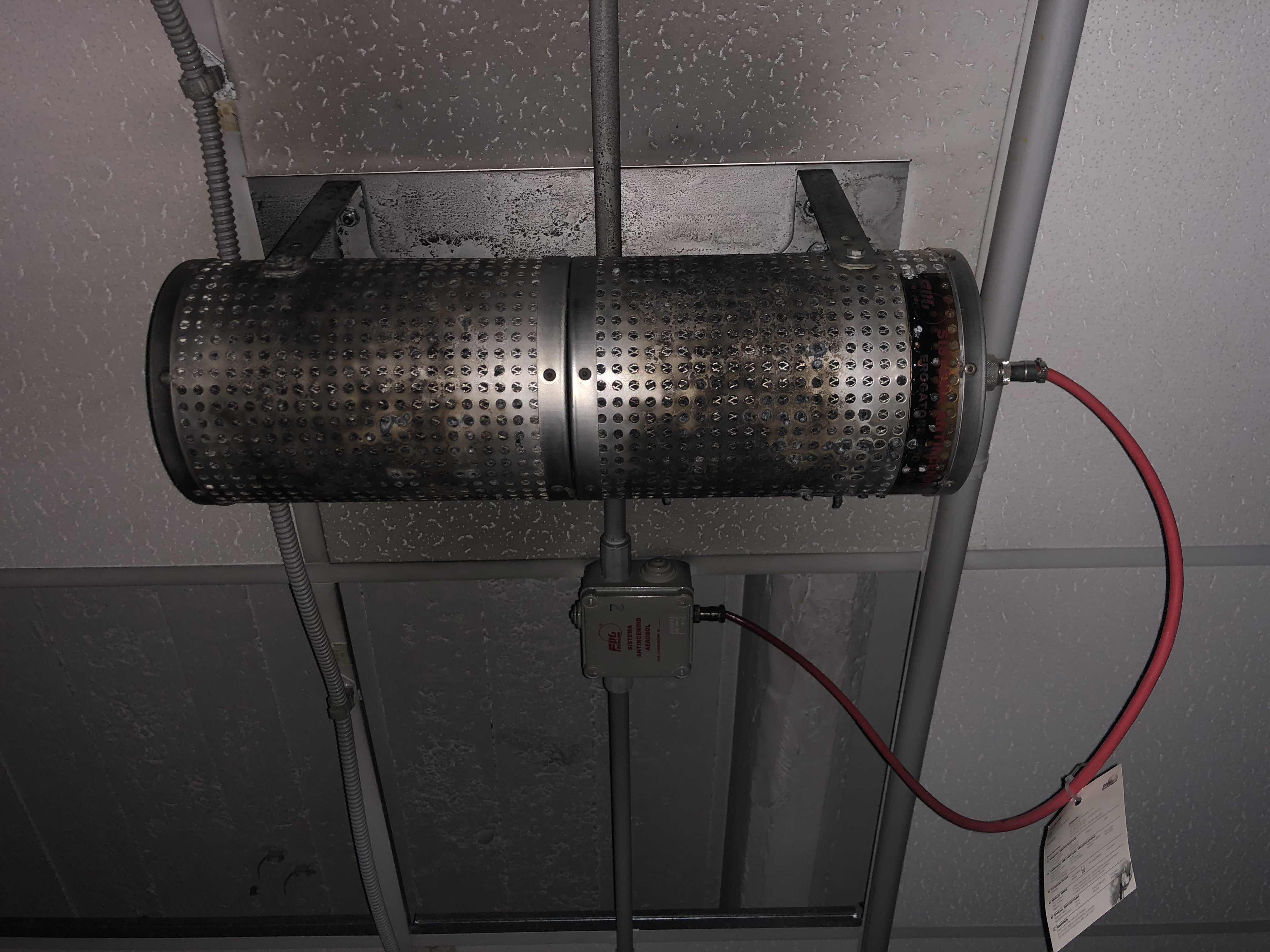 Immagine realizzazione Impianto di spegnimento automatico ad aerosol Alefire Srl